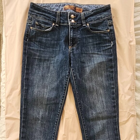 Paige Straight Leg Hidden Hills Denim, Size 27 - Picture 1 of 7